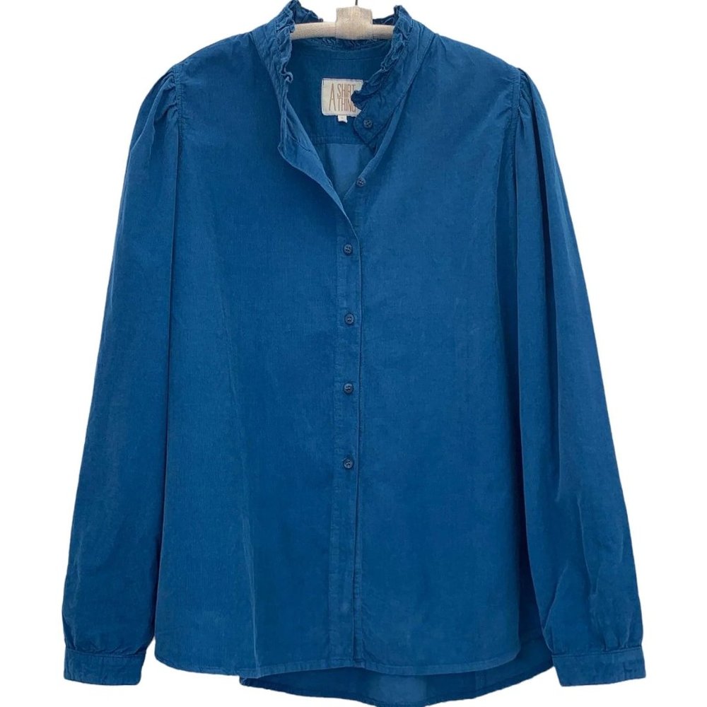 A Shirt Thing Peggy Shirt in Lagoon (Blue), Size M